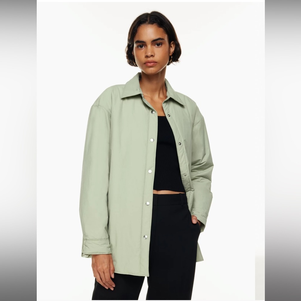 Babaton (via Aritzia). NWT, Size S. Shirt/jacket water repellent "Merit" jacket.